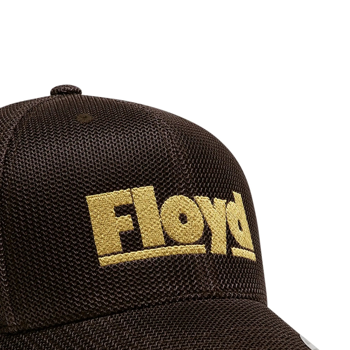 Embroidered Floyd logo detail – Floyd Baseball Cap in Bronco Brown