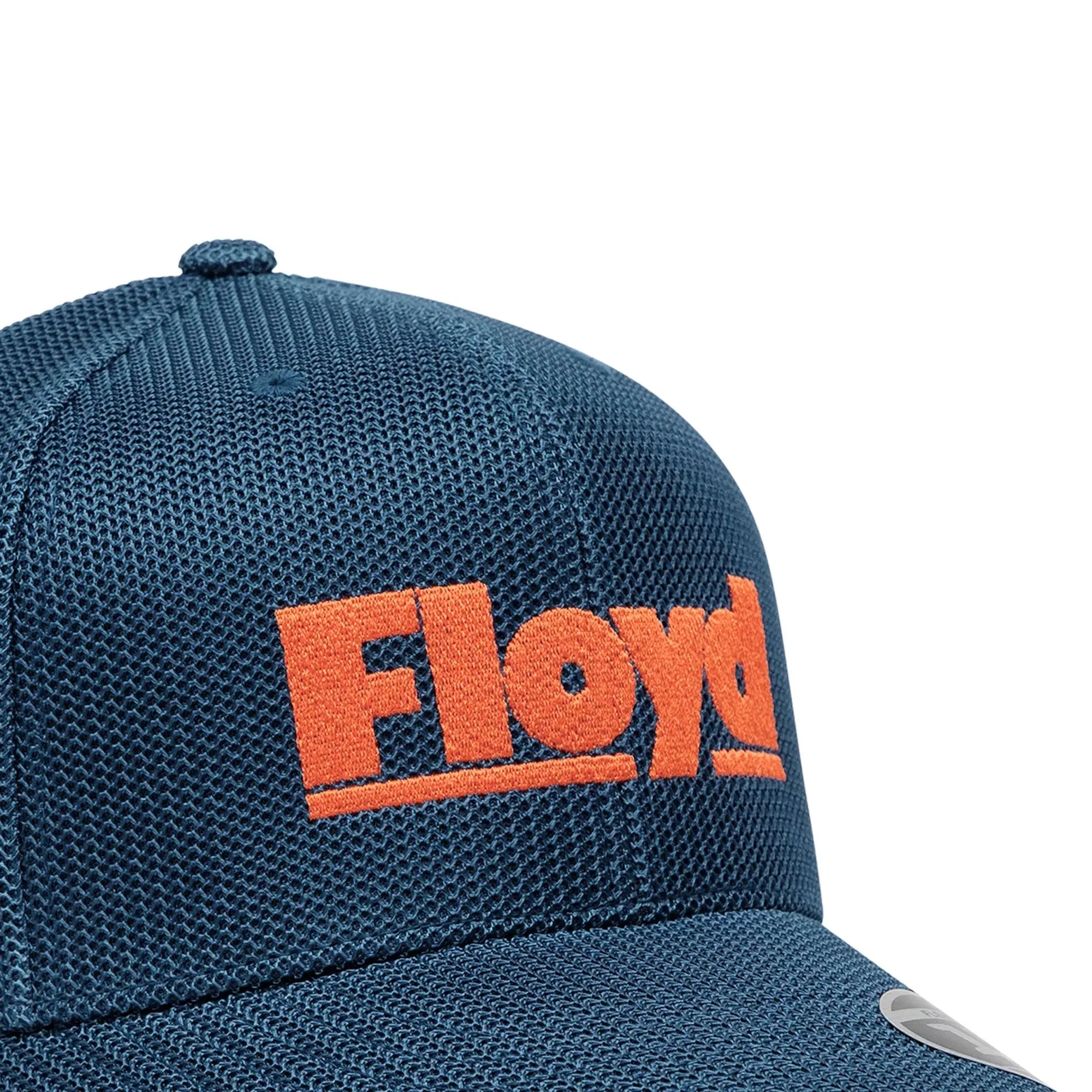Embroidered Floyd logo detail – Floyd Baseball Cap in Super Blue