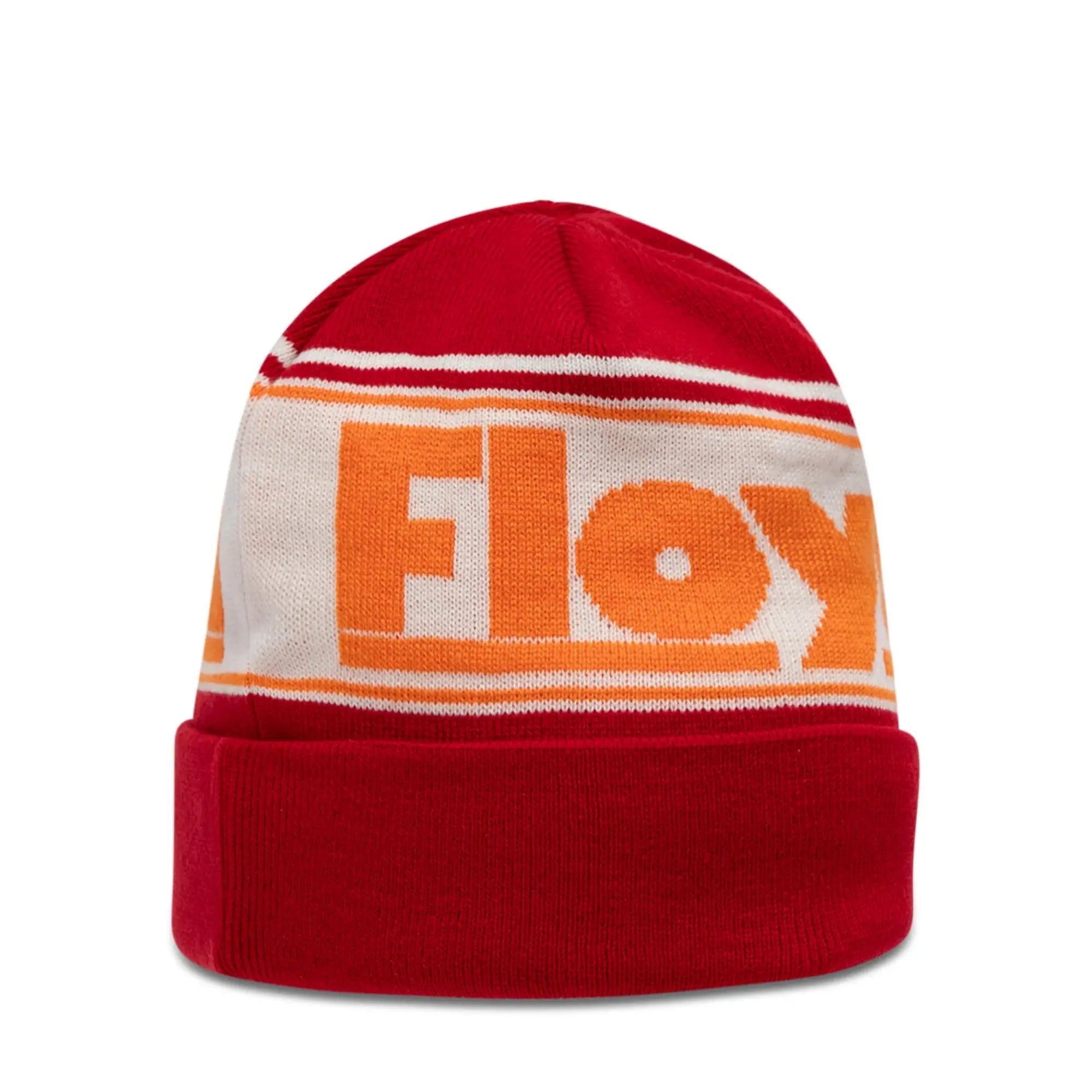 Side view – Floyd Beanie in Bahia Red