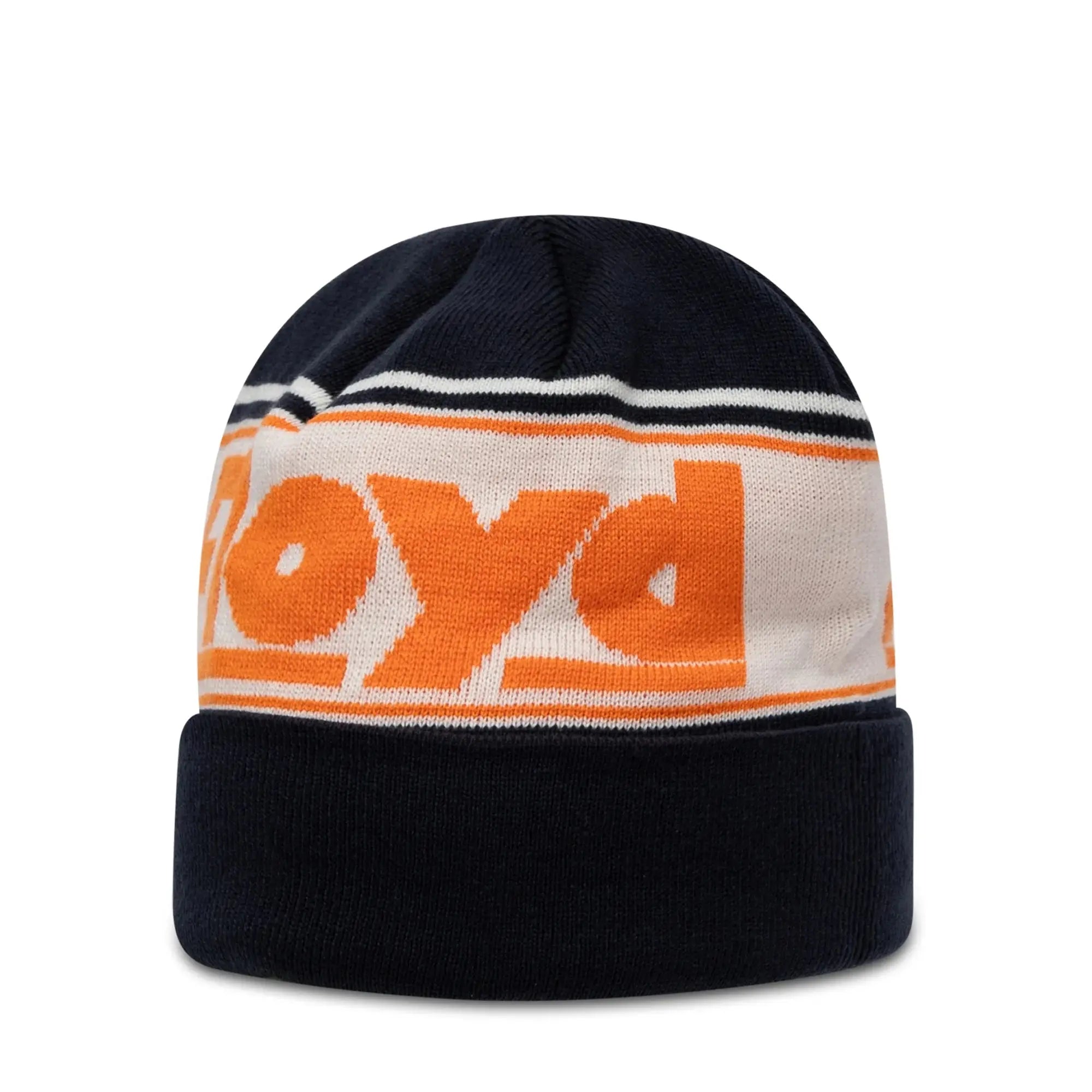 Rear view – Floyd Beanie in Shark Blue