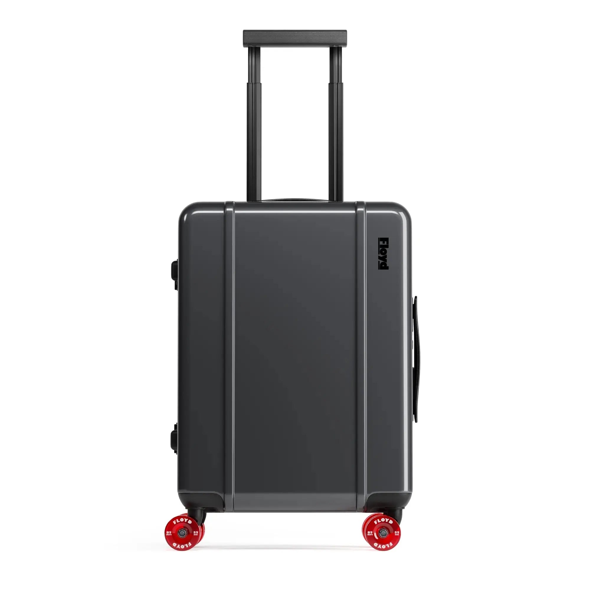 Front view of the Floyd Cabin suitcase in Tarmac Grey