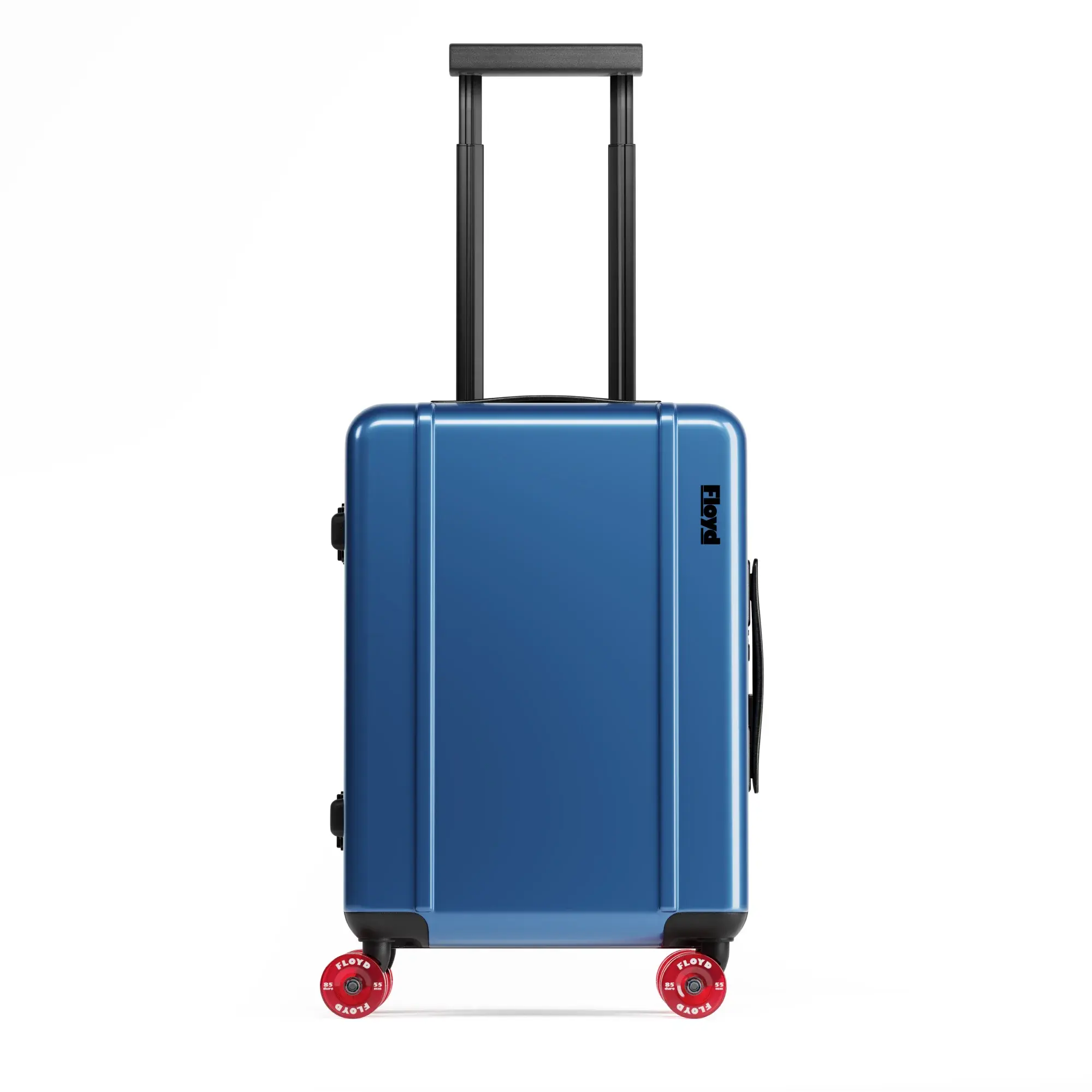 Frontansicht des Floyd Junior Koffers in Pacific Blue