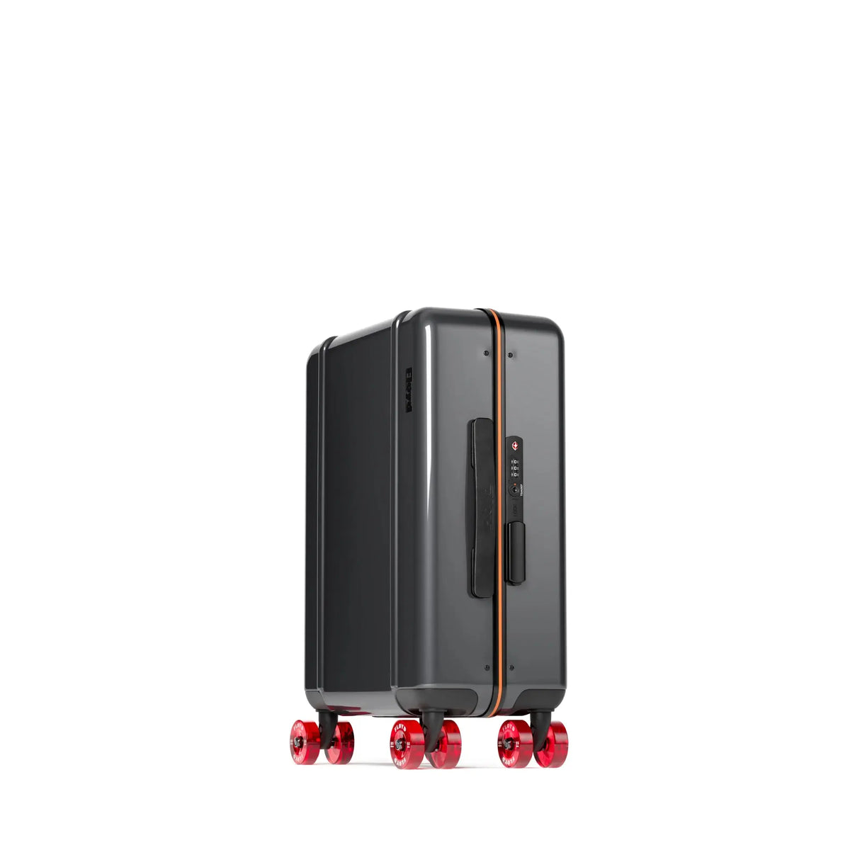 Dreiviertelansicht des Floyd Junior Koffers in Tarmac Grey