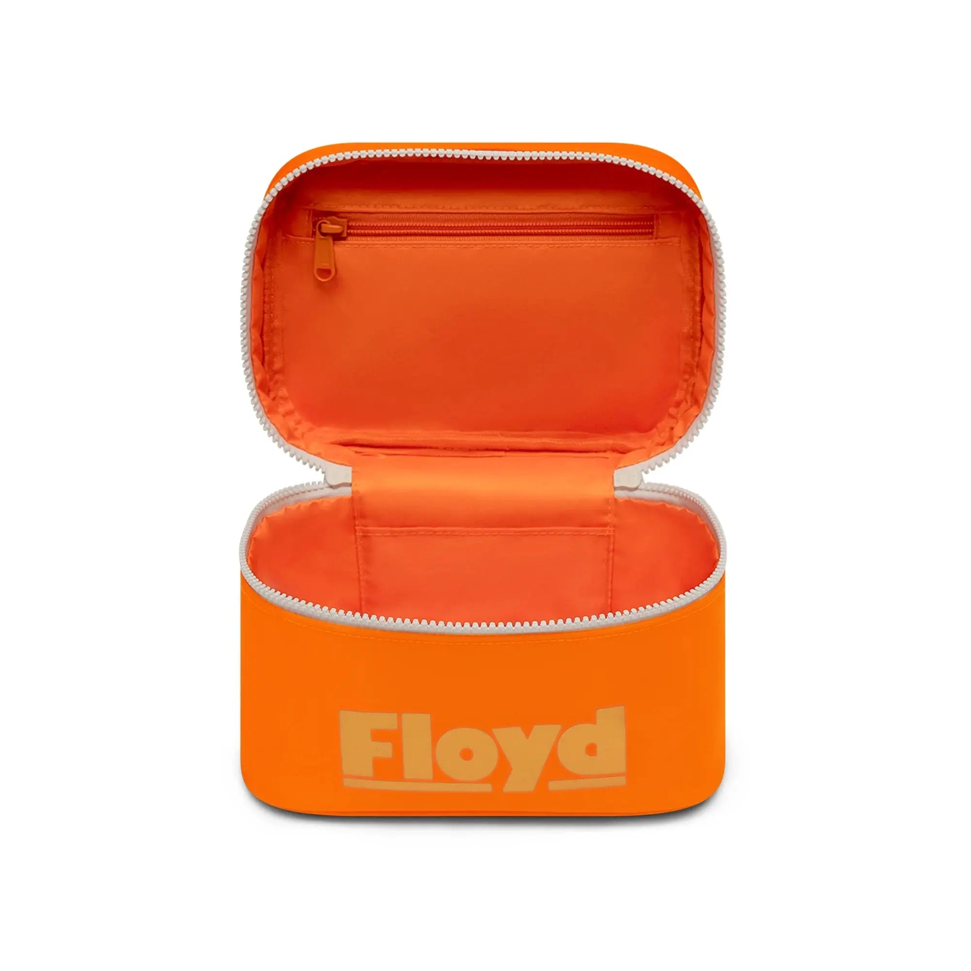 Open interior – Floyd Travel Kit in Hot Orange