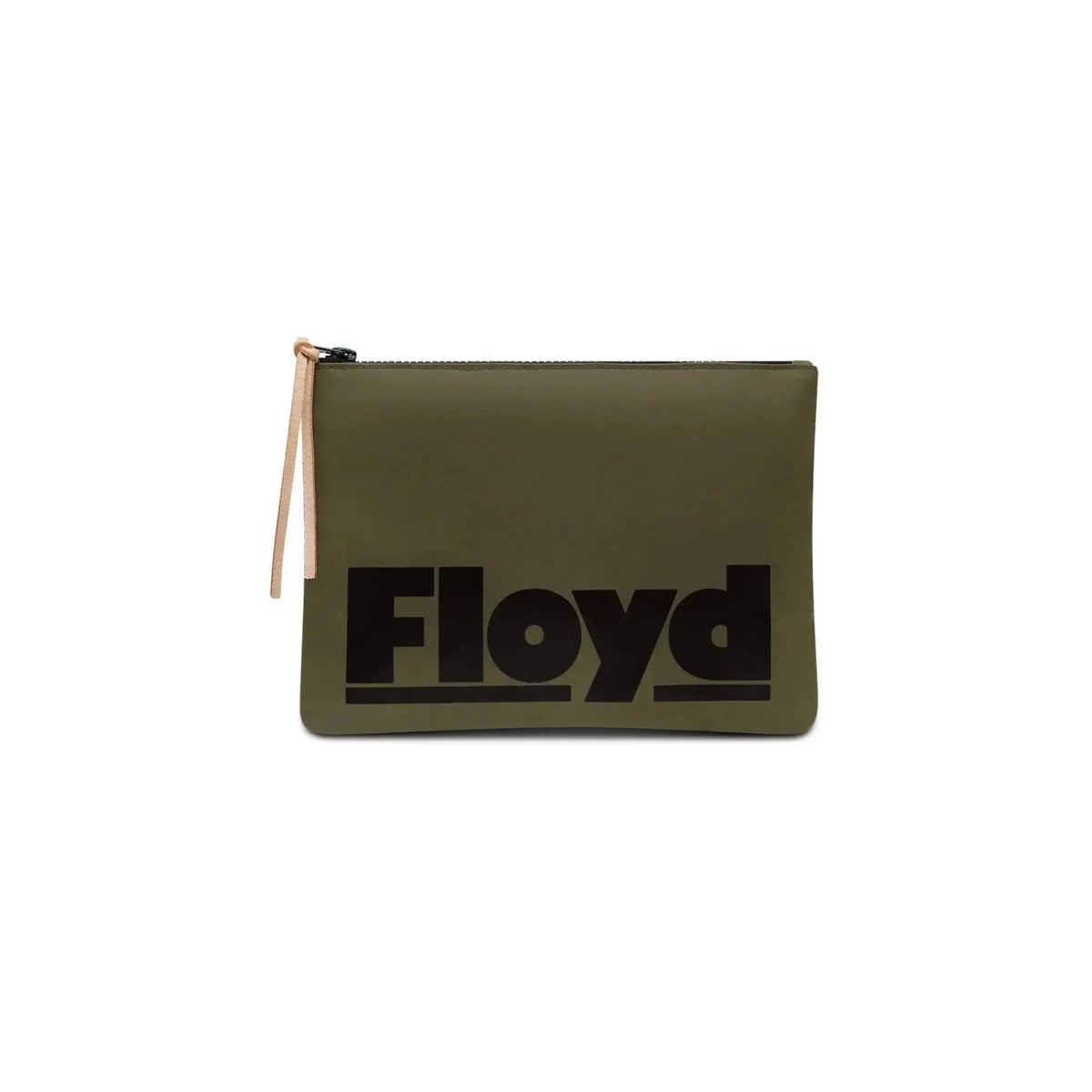 Front view – Floyd Travel Pouch in Gator Green