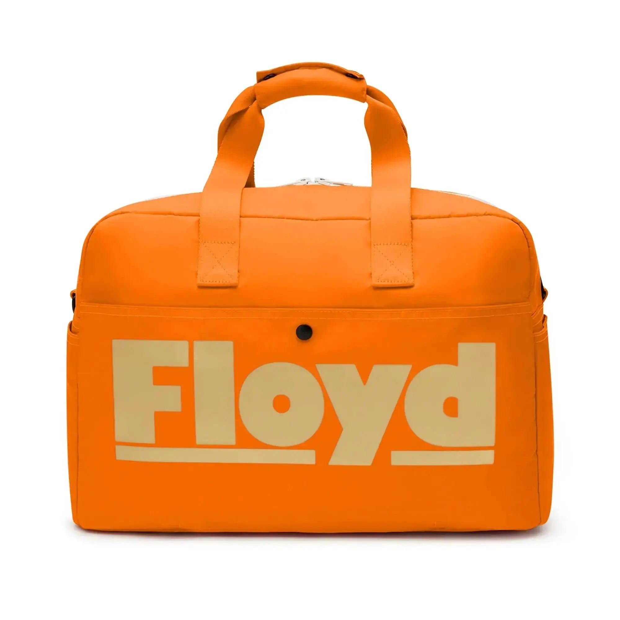 Rear view – Floyd Weekender travel bag in Hot Orange