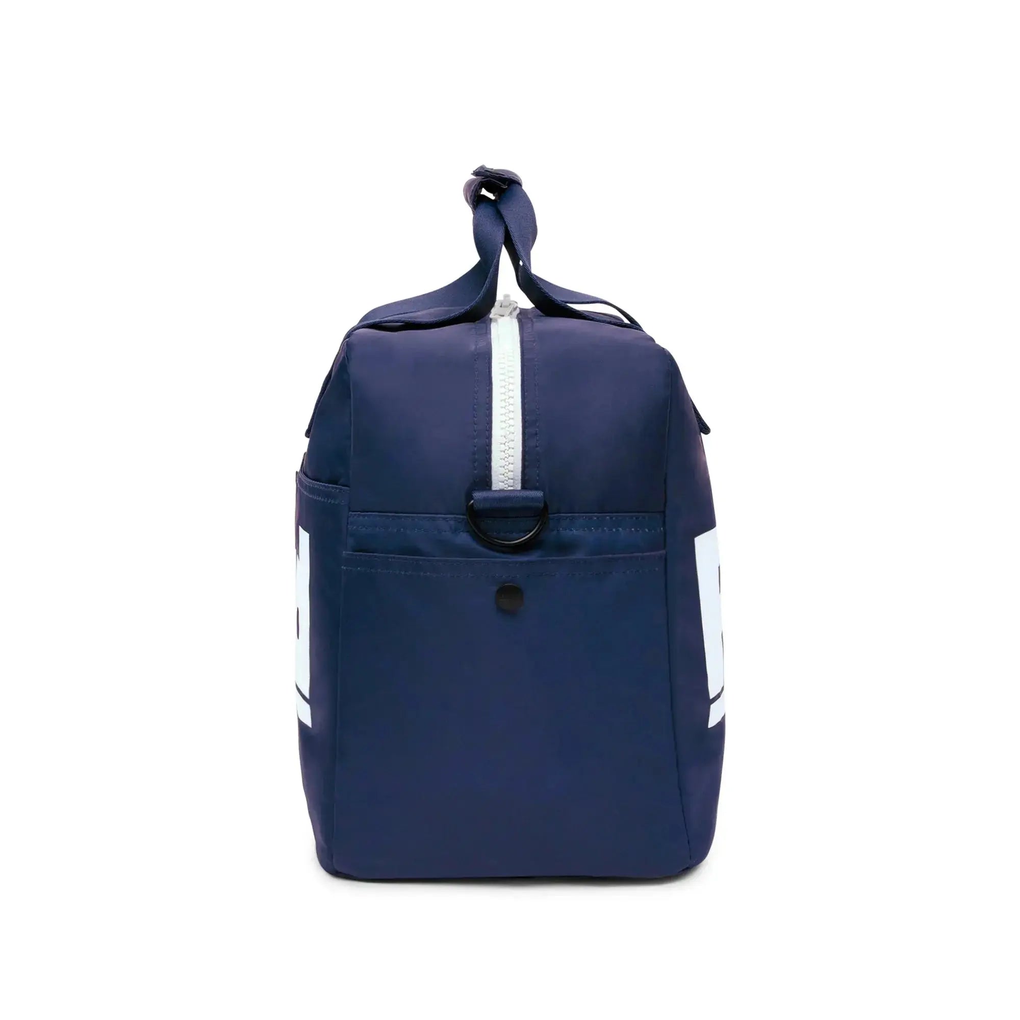 Side view – Floyd Weekender travel bag in Shark Blue