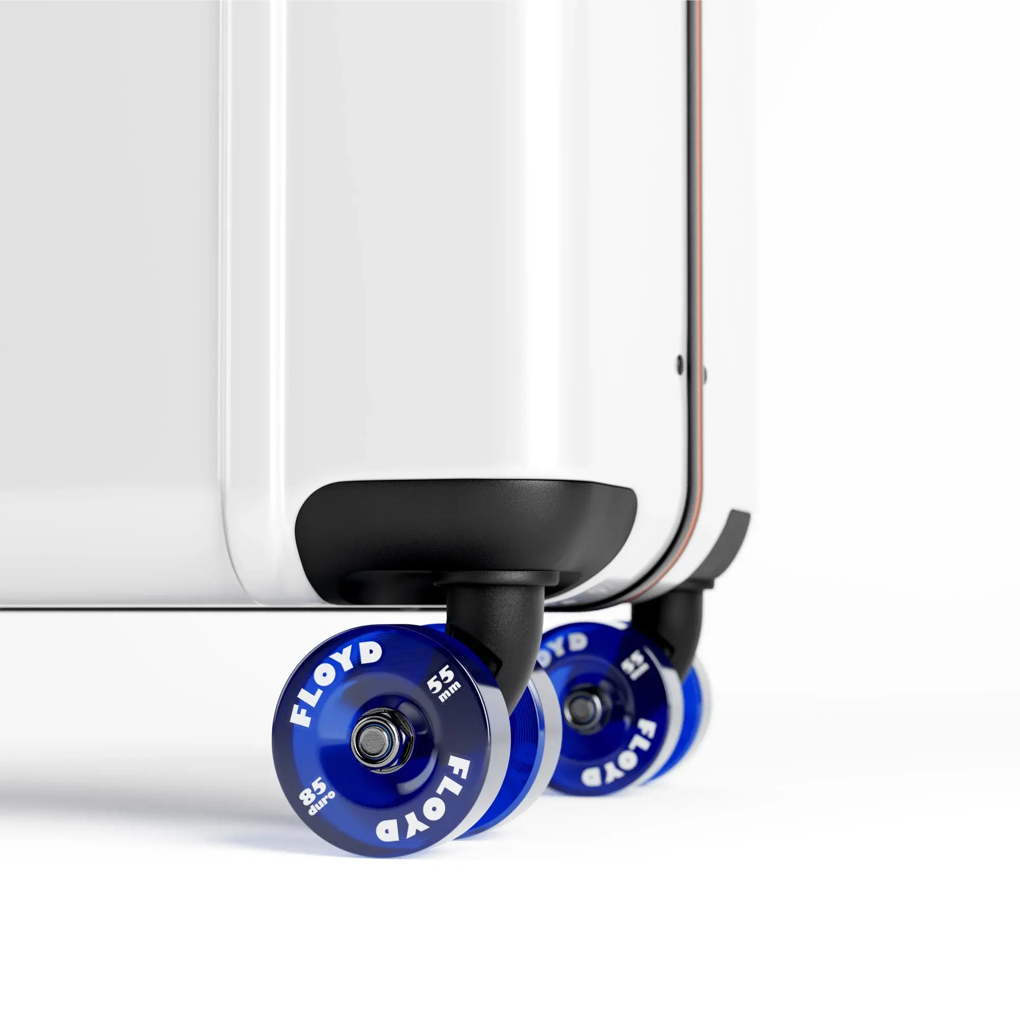 Floyd x Meissen suitcase with Knievel Blue wheel set