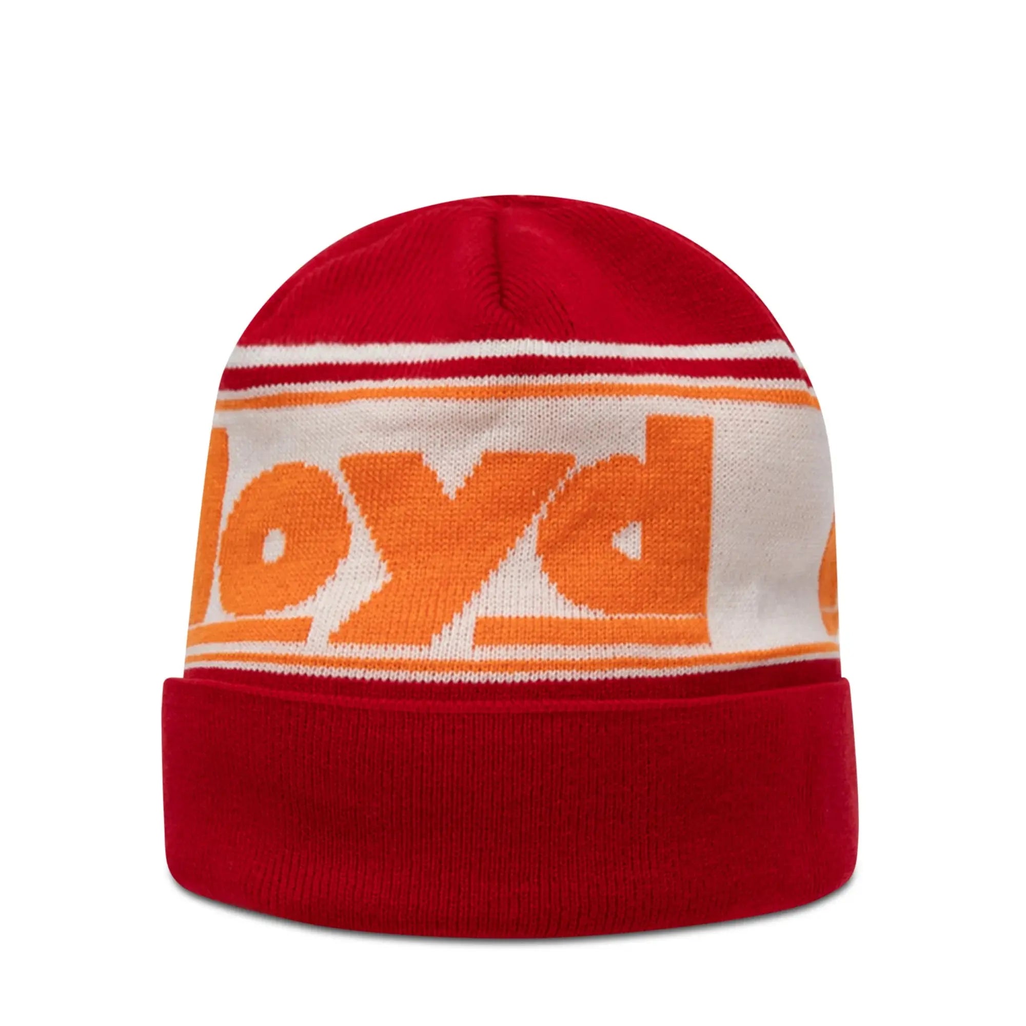 Rear view – Floyd Beanie in Bahia Red