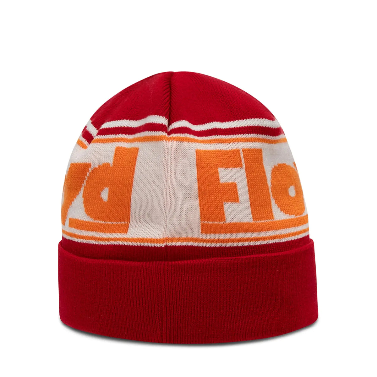 Three-quarter view – Floyd Beanie in Bahia Red
