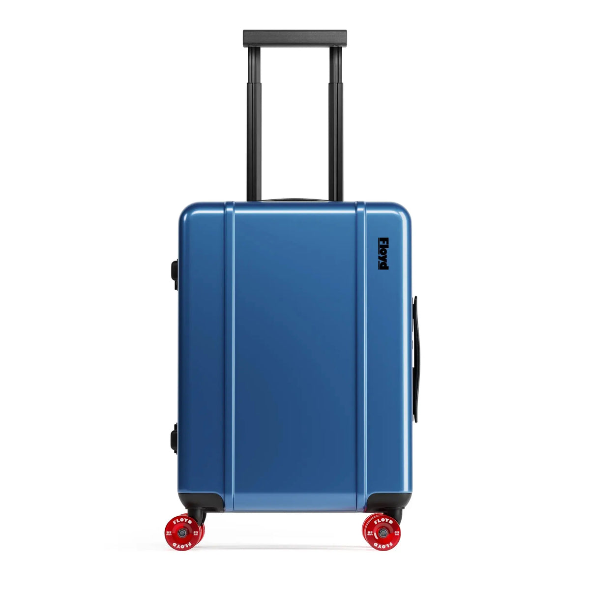 Front view of the Floyd Cabin suitcase in Pacific Blue