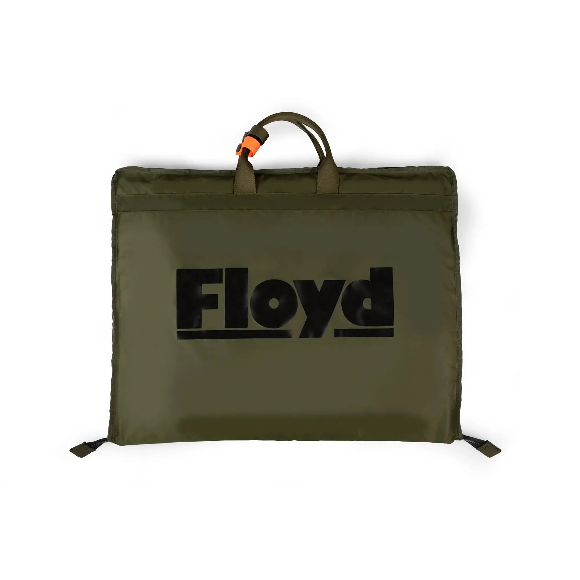 Floyd Suit Bag in Gator Green – front view
