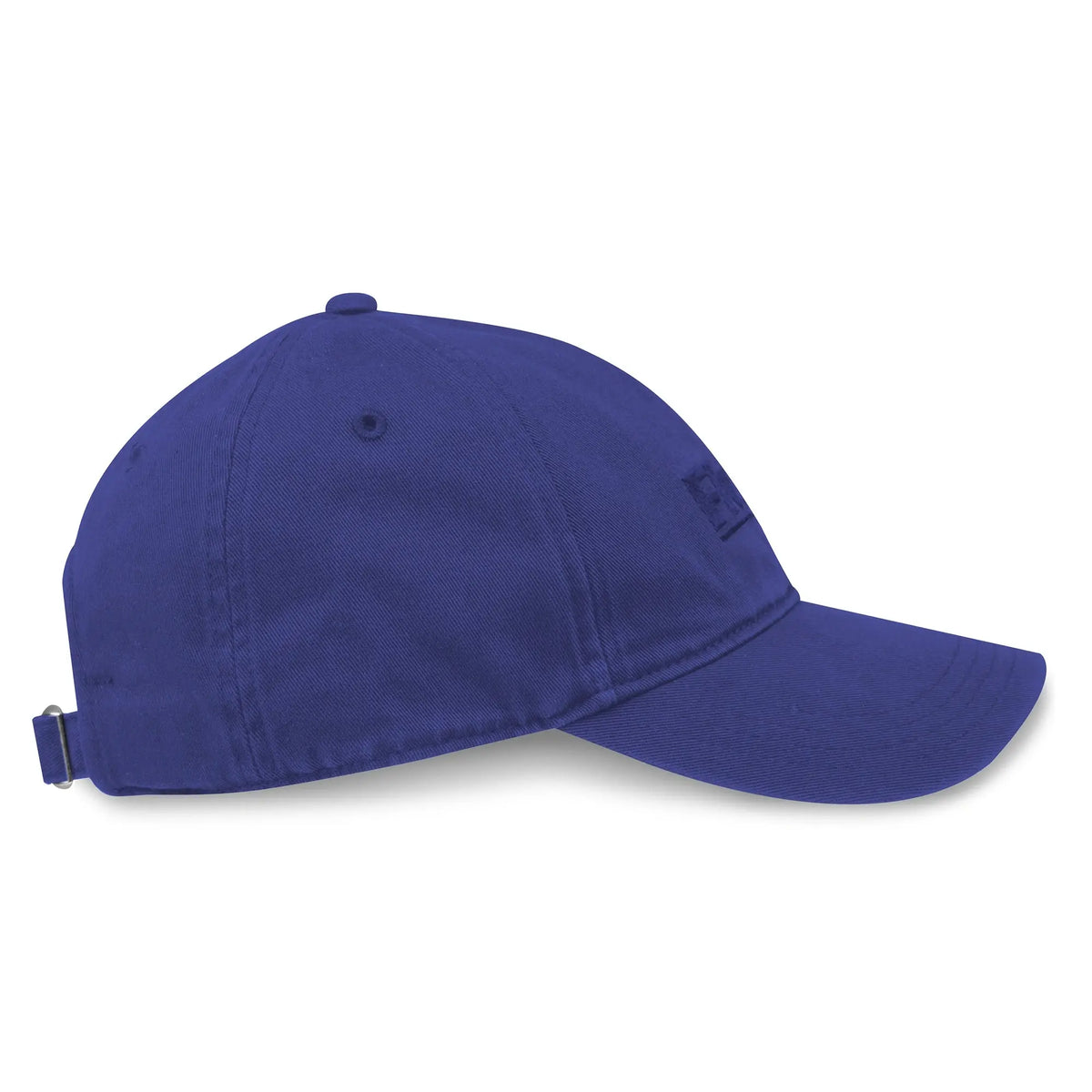 Side view of the Floyd Cotton Cap in Funky Lilac showing the curved brim and six-panel construction.
