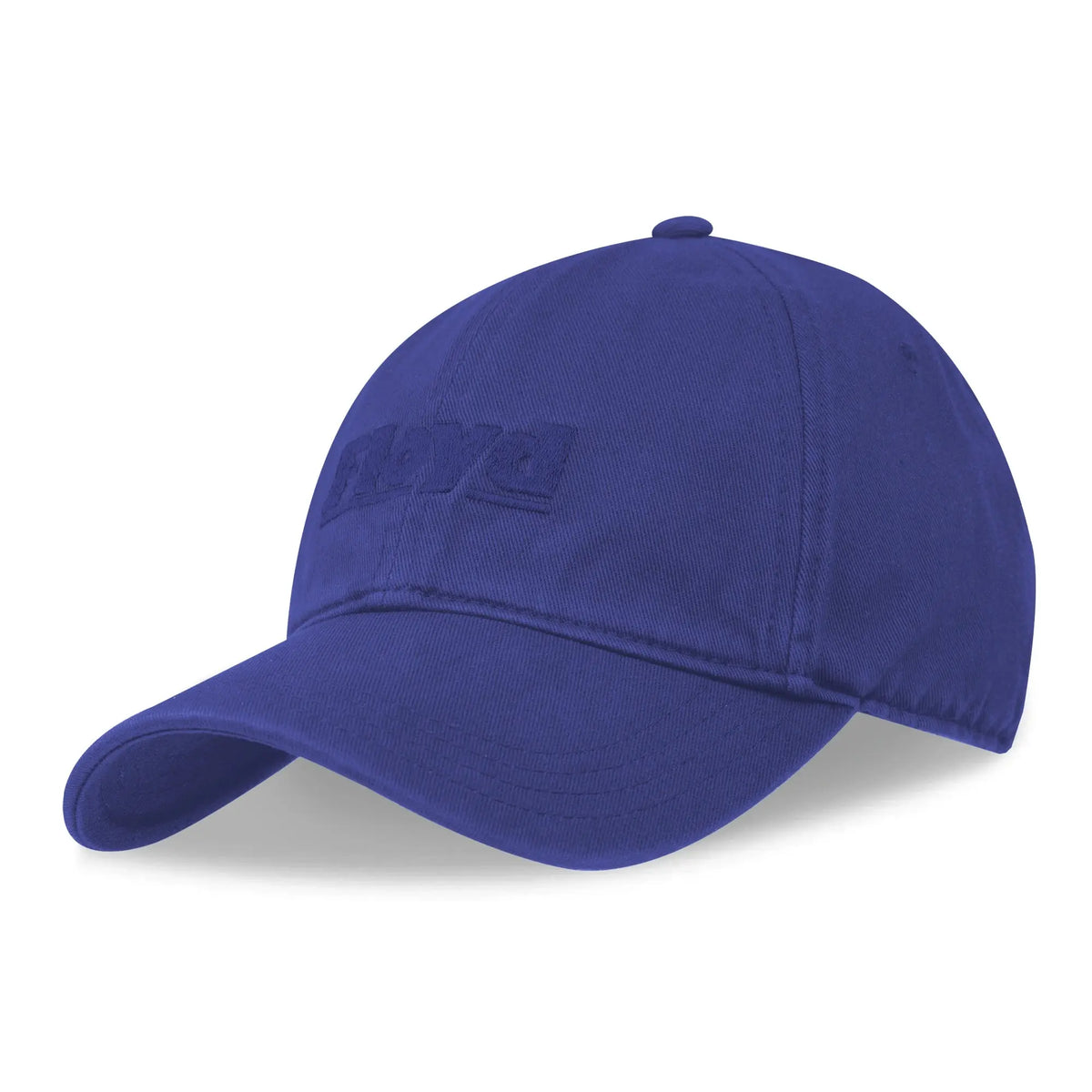 Three-quarter view of the Floyd Cotton Cap in Funky Lilac showing the brim and embroidered Floyd logo.