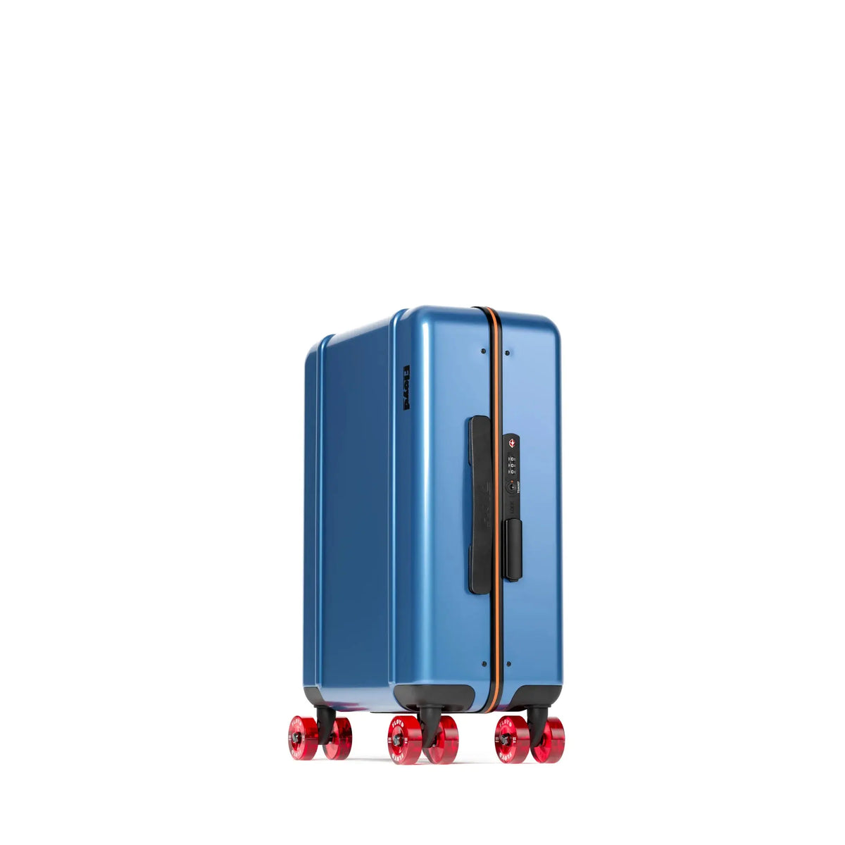 Dreiviertelansicht des Floyd Junior Koffers in Pacific Blue