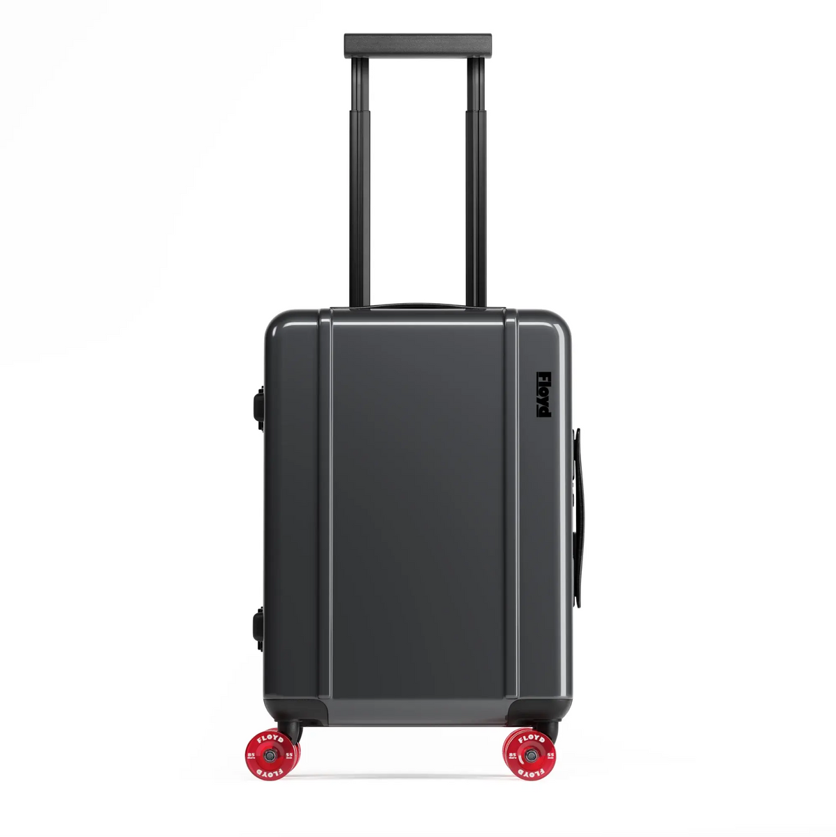Frontansicht des Floyd Junior Koffers in Tarmac Grey
