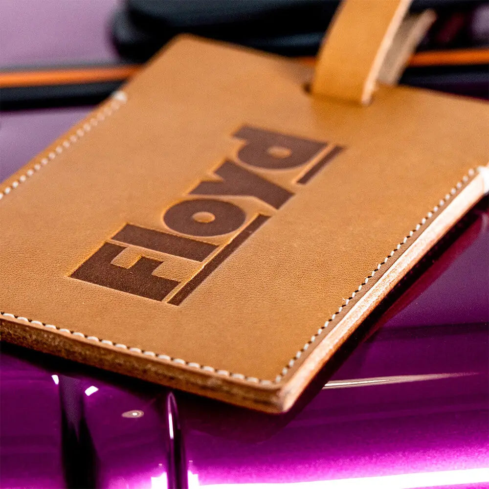 Embossed Floyd logo detail – Floyd Luggage Tag