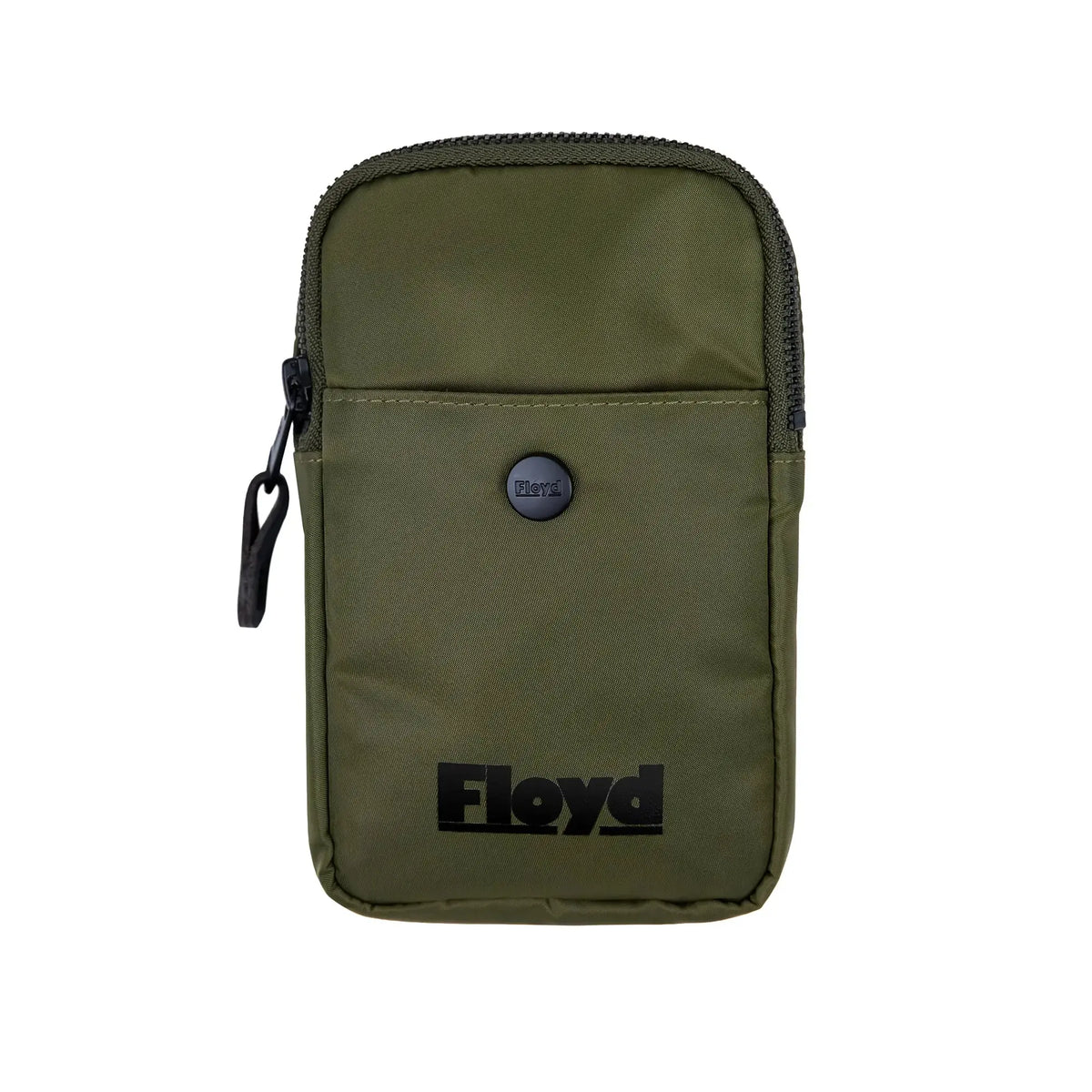 Front view – Floyd Phone Pouch in Gator Green