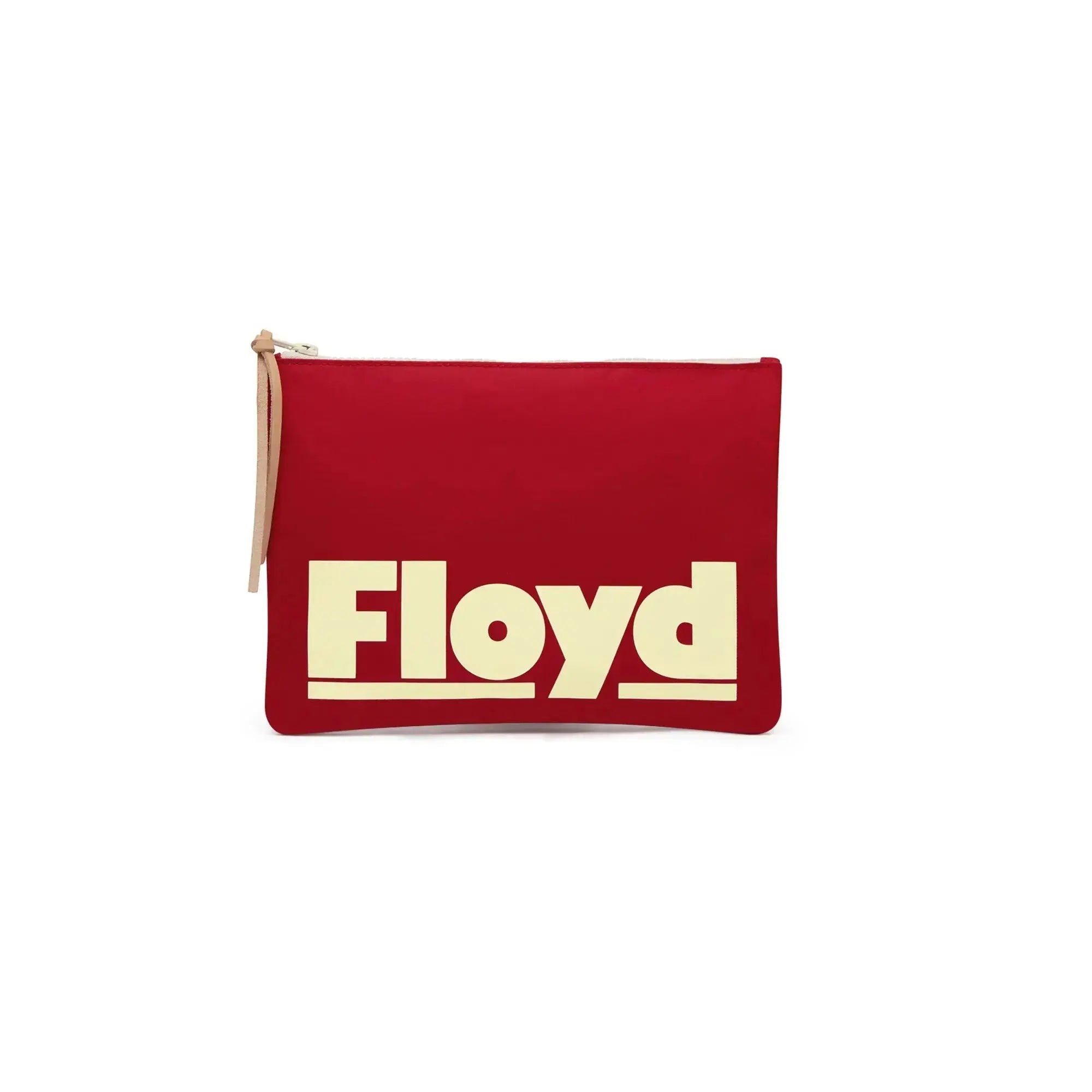 Front view – Floyd Travel Pouch in Bahia Red