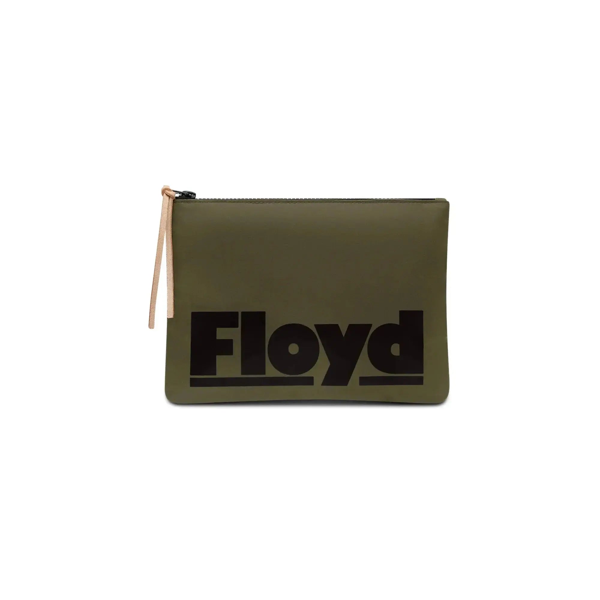 Front view – Floyd Travel Pouch in Gator Green