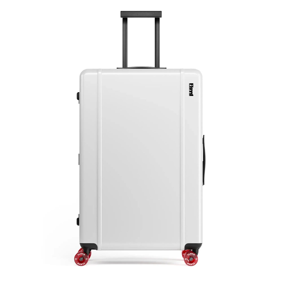 Front view of the Floyd Trunk suitcase in Bounty White