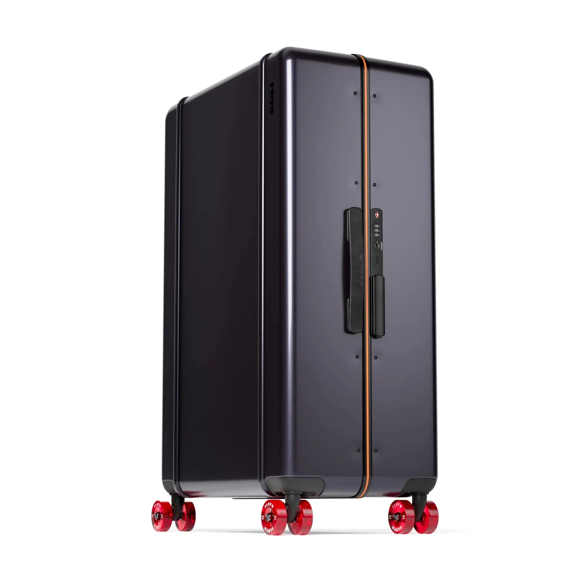 Three-quarter view of the Floyd Trunk suitcase in Galaxy Night