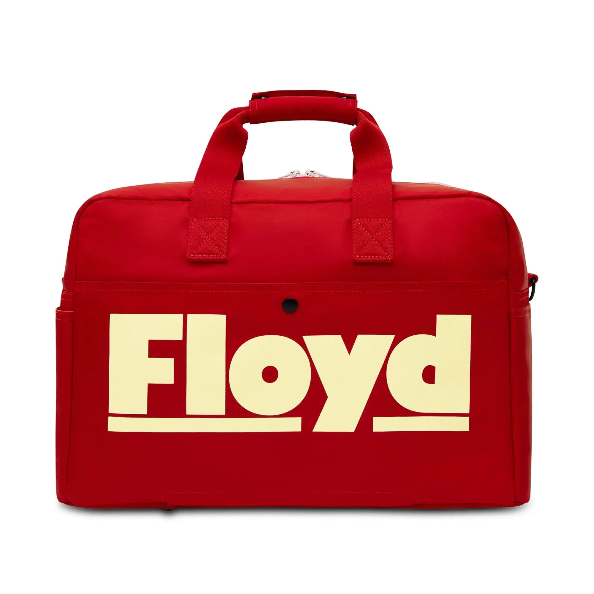 Rear view – Floyd Weekender travel bag in Bahia Red