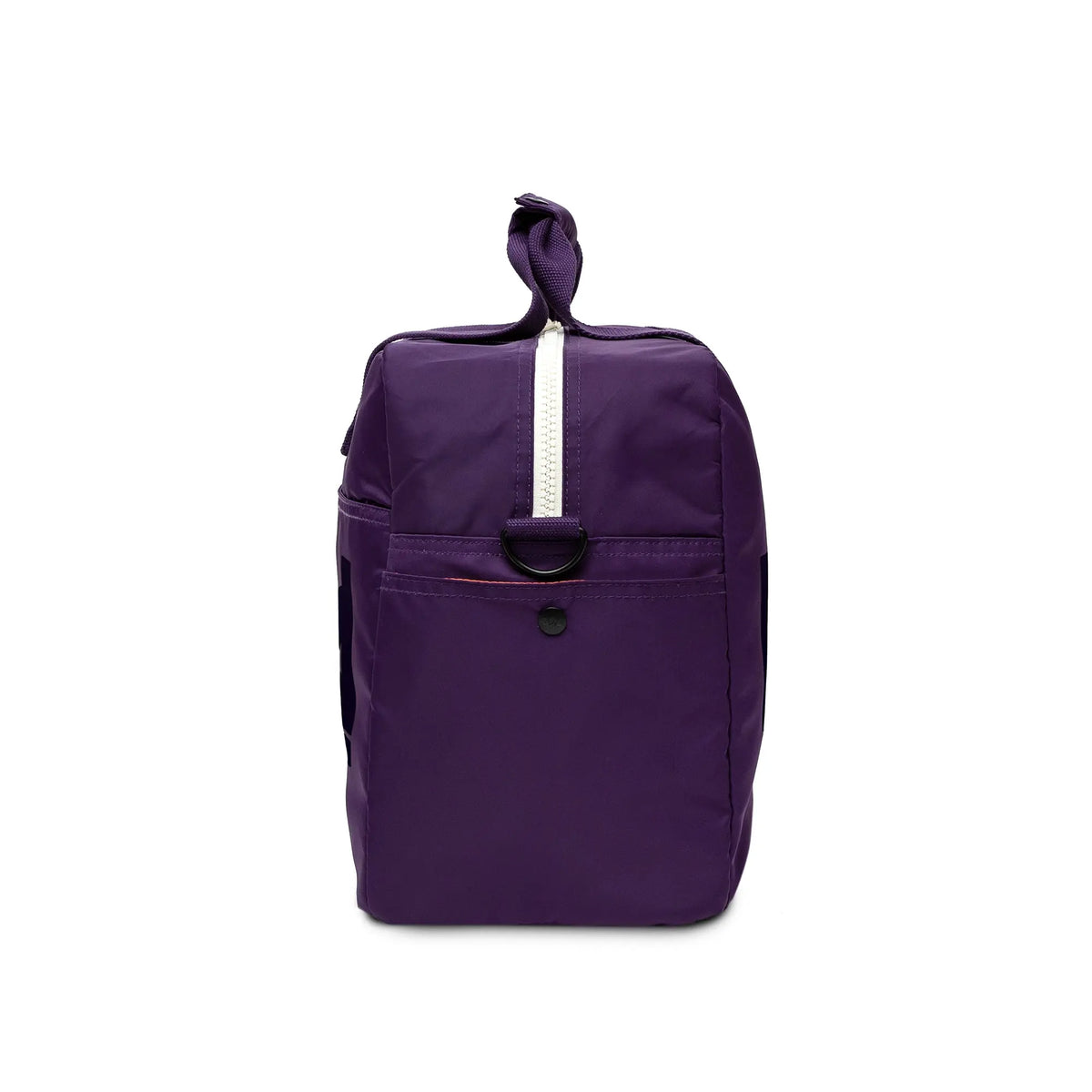 Side view – Floyd Weekender travel bag in Funky Lilac