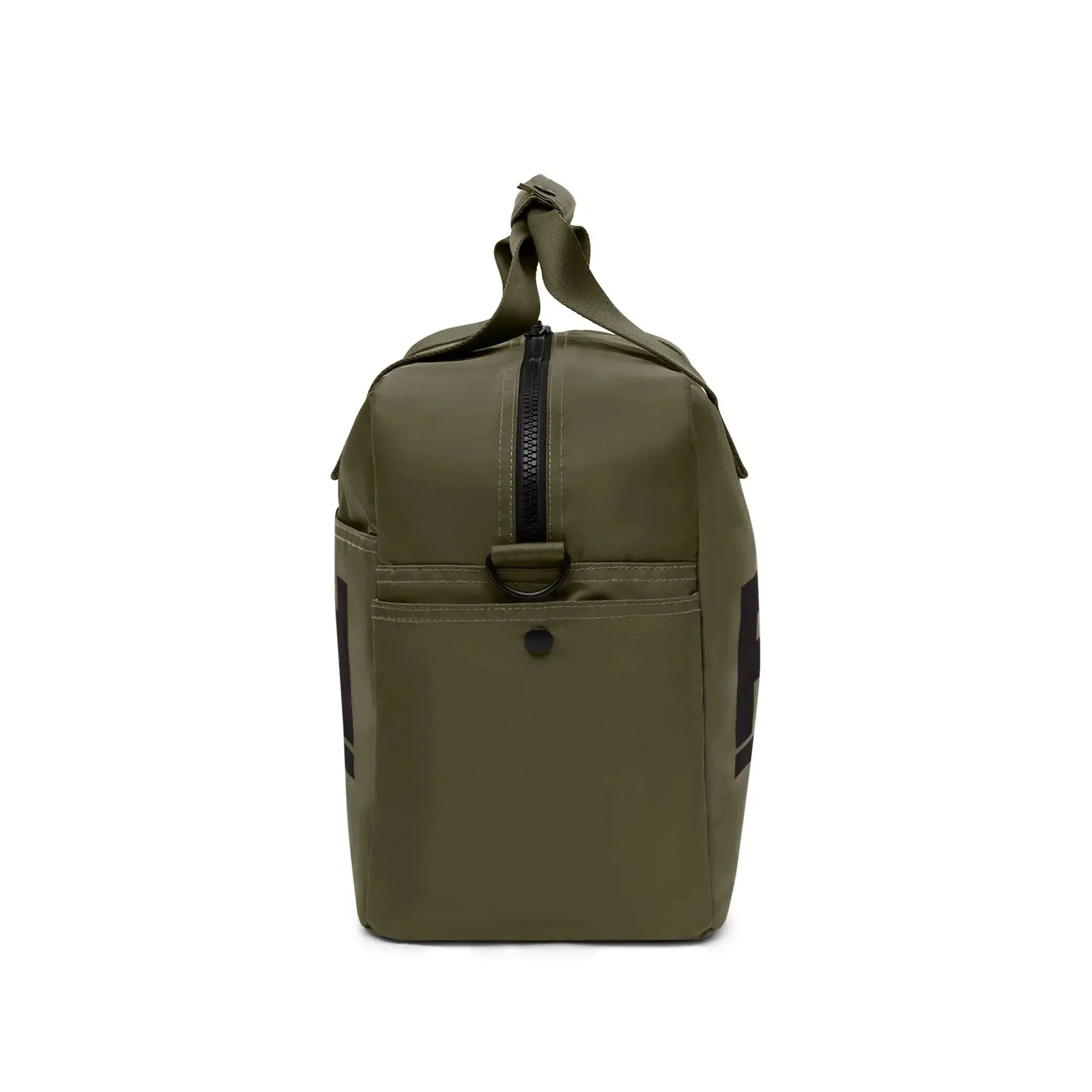 Side view – Floyd Weekender travel bag in Gator Green