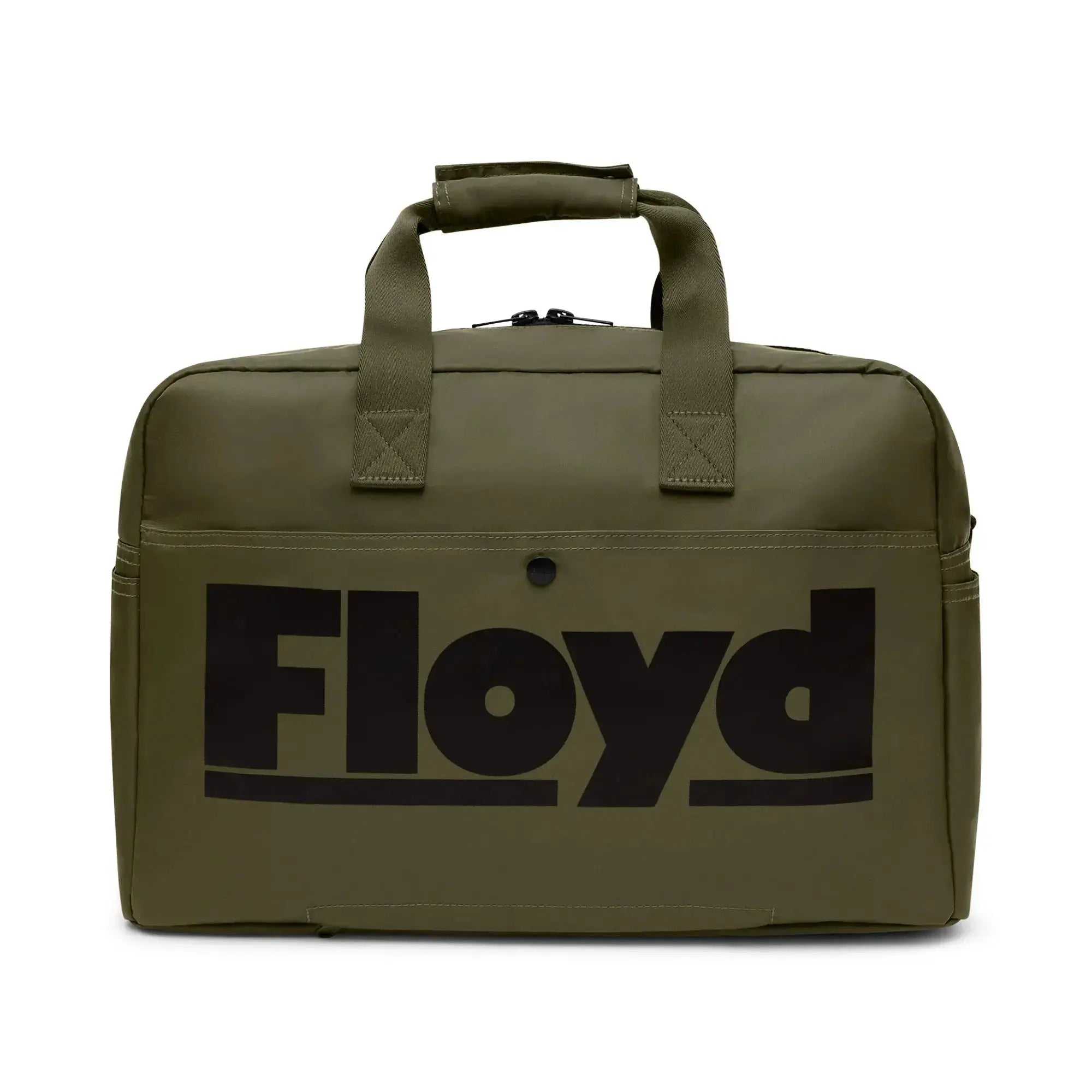 Rear view – Floyd Weekender travel bag in Gator Green