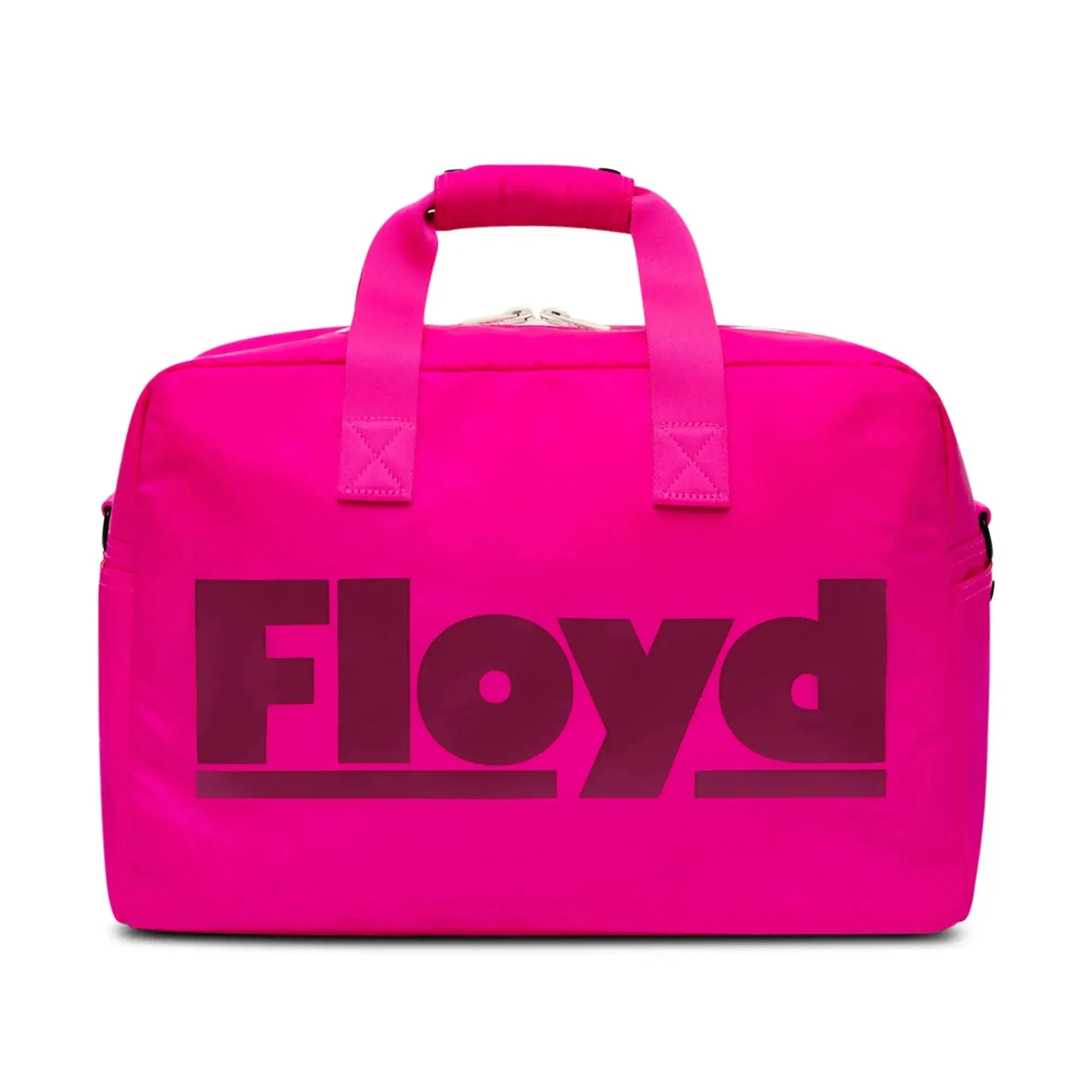 Front view – Floyd Weekender travel bag in Hollywood Pink