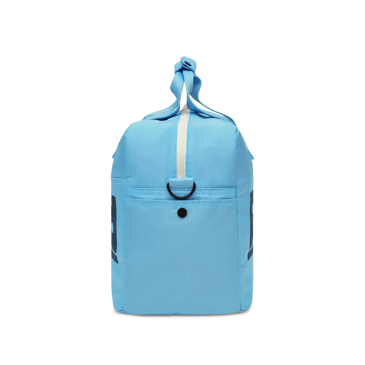 Side view – Floyd Weekender travel bag in Sky Blue