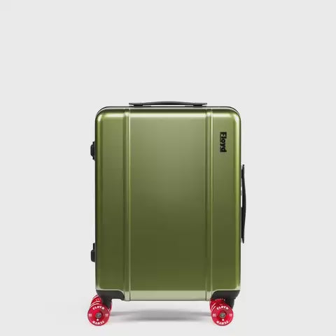 Floyd Cabin suitcase rotating through available colors in a 360-degree view