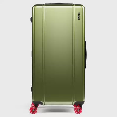 Floyd Bold suitcase rotating through available colors in a 360-degree view