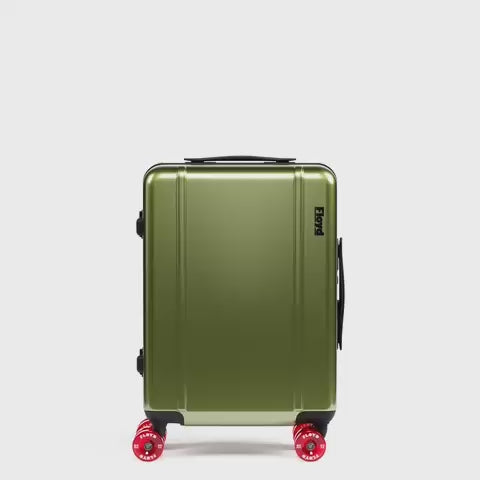 Floyd Junior suitcase rotating through available colors in a 360-degree view