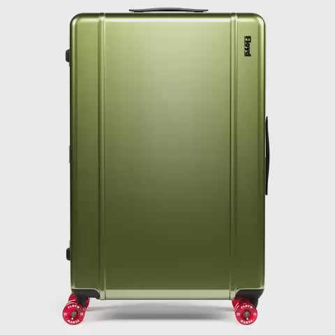 Floyd Trunk suitcase rotating through available colors in a 360-degree view
